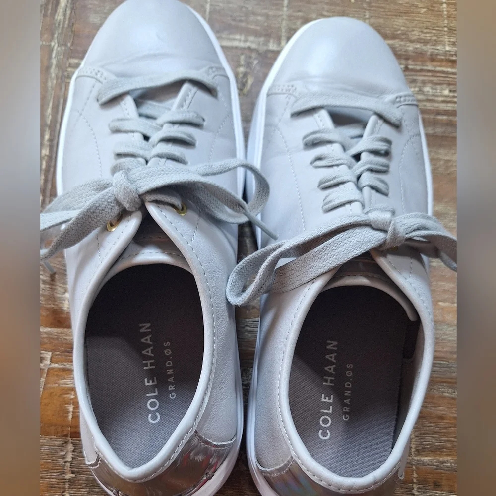 Cole Haan Grand.0S 8.5 B Womens Gray Tennis Shoes Lightweight Sneakers - Picture 4 of 6